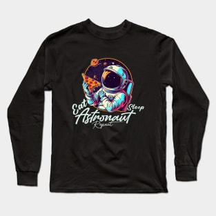 Eat Sleep Astronaut Repeat Long Sleeve T-Shirt